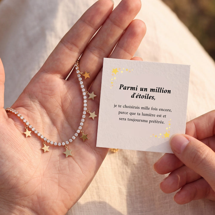 Collier « Parmi un Million d'Étoiles »