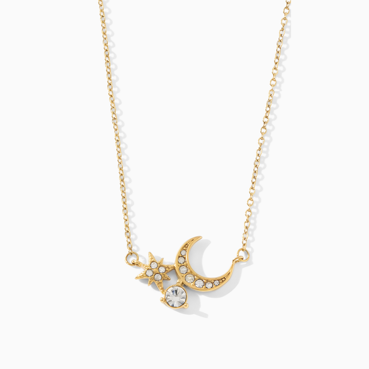 Collier Soleil & Lune Brillante