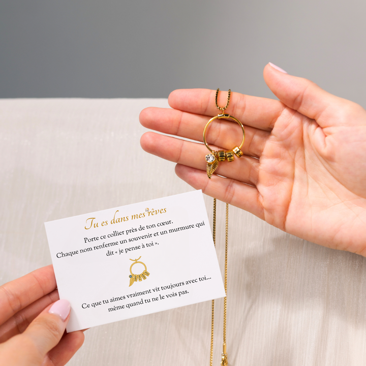 Collier Tu es dans mes Rêves
