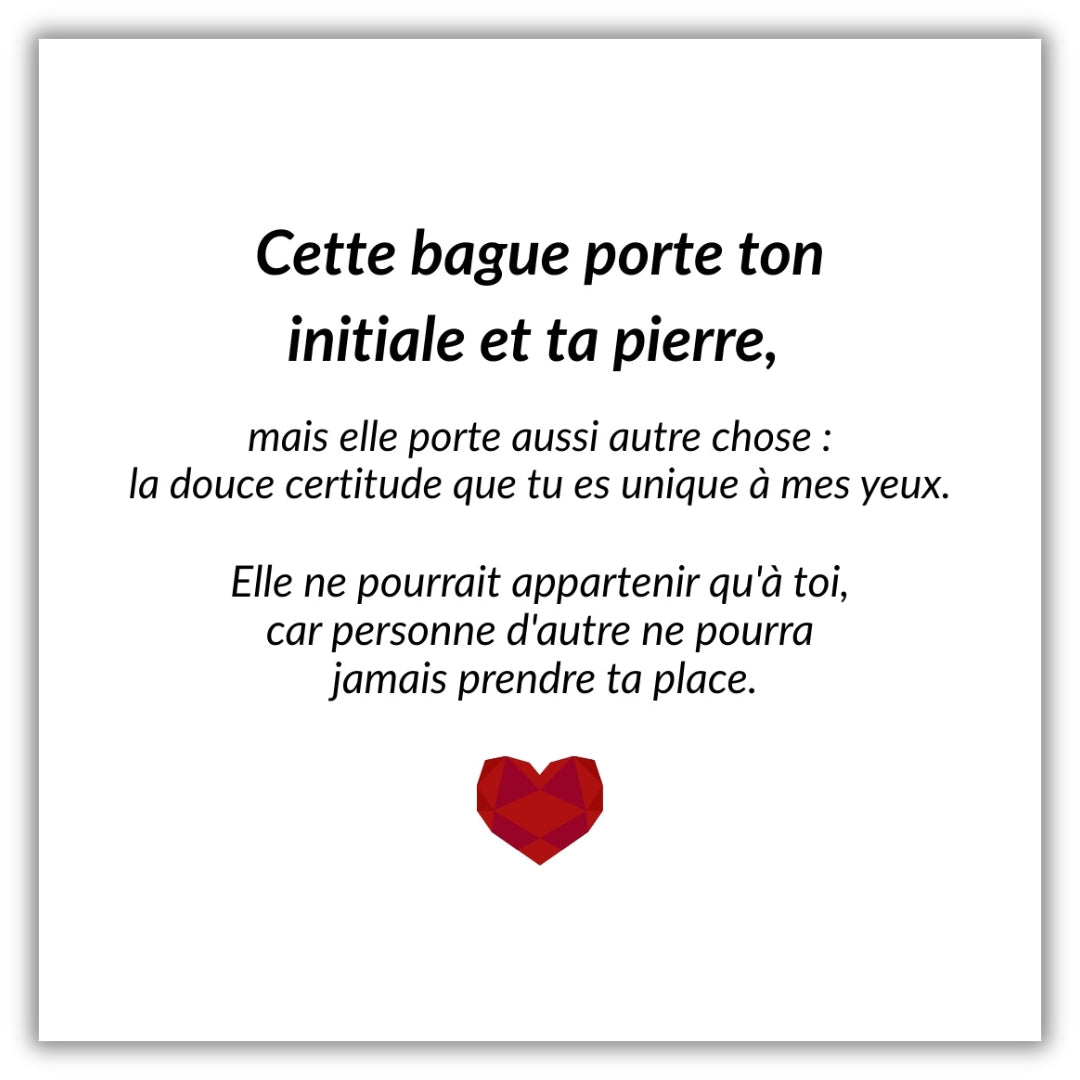 Bague « Toi Seule »