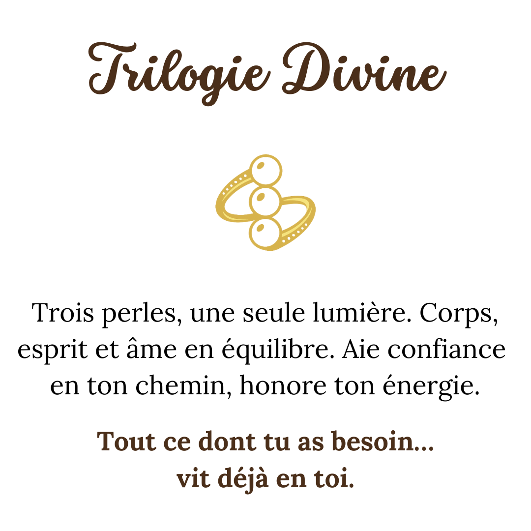 Bague Trilogie Divine