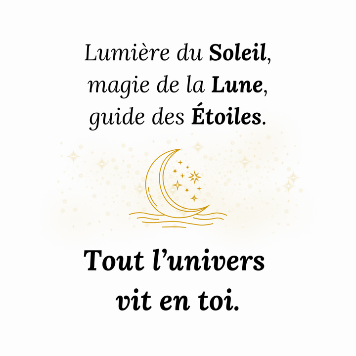 Bracelet Soleil, Lune et Étoiles