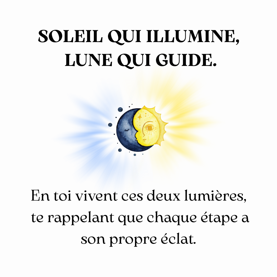 Collier Soleil & Lune Brillante