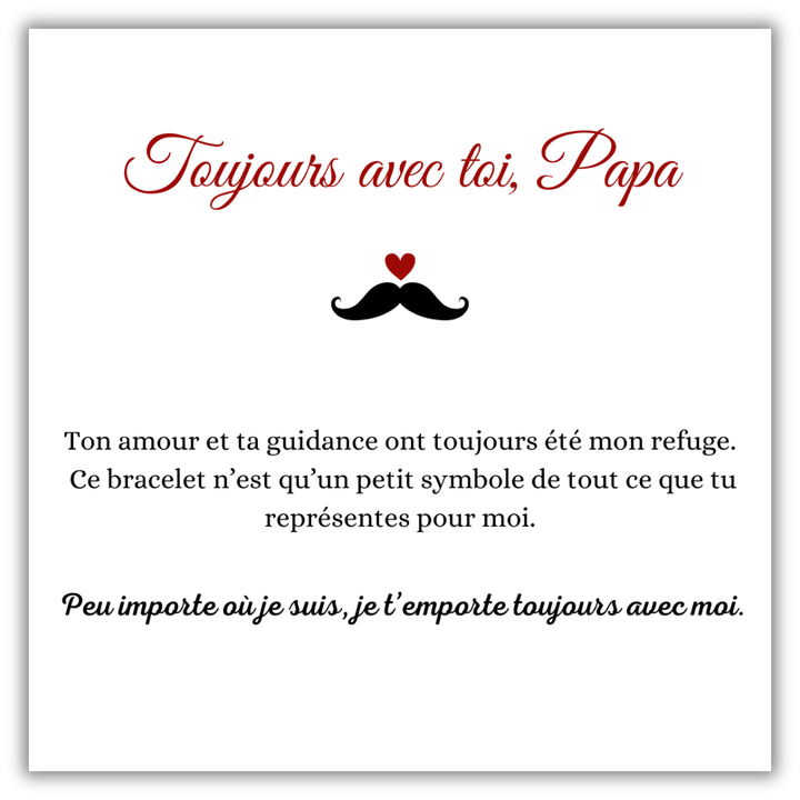 Bracelet Toujours avec Toi – Papa