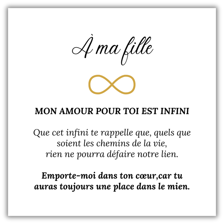 Bracelet Lien Infini – Pierre de Naissance Personnalisée