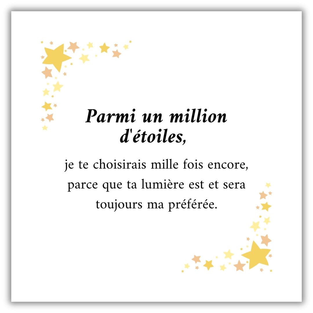 Collier « Parmi un Million d'Étoiles »