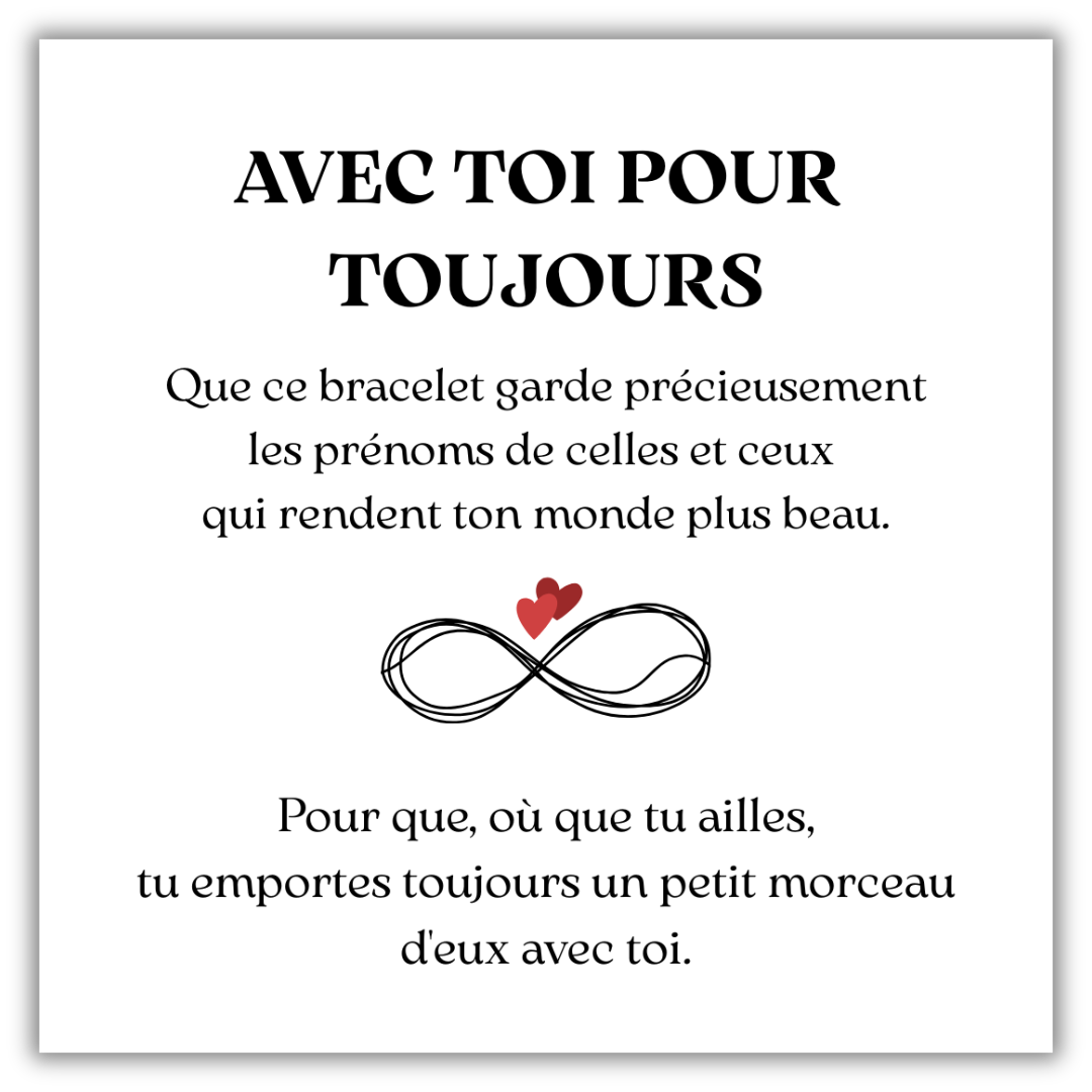 Bracelet Tennis – Avec Toi Pour Toujours