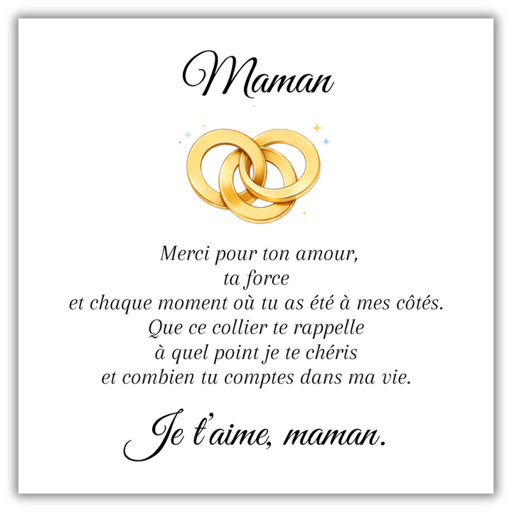 Collier Maman Personnalisé