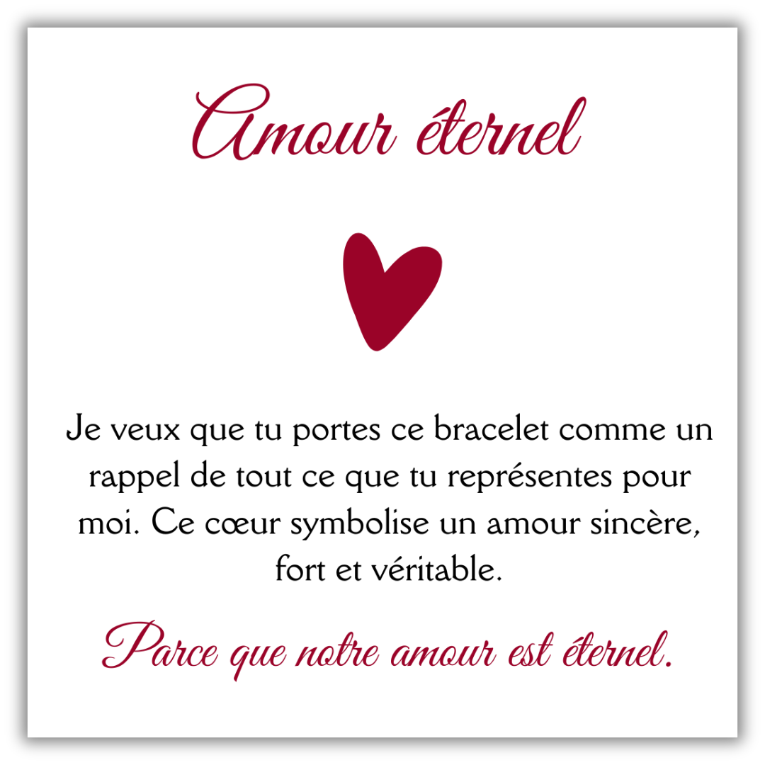 Bracelet Amour Éternel