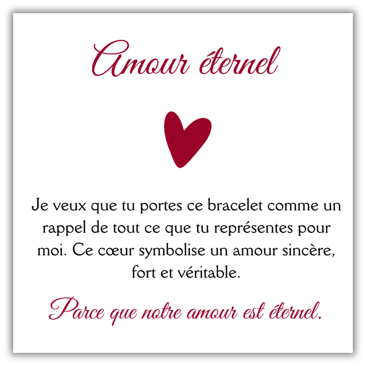 Bracelet Amour Éternel