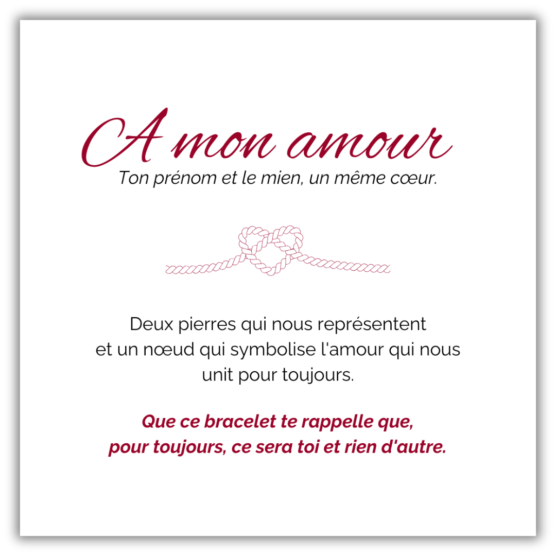 Bracelet Toujours Toi – Personnalisé