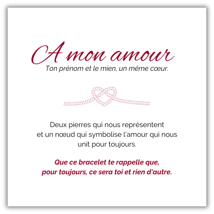 Bracelet Toujours Toi – Personnalisé