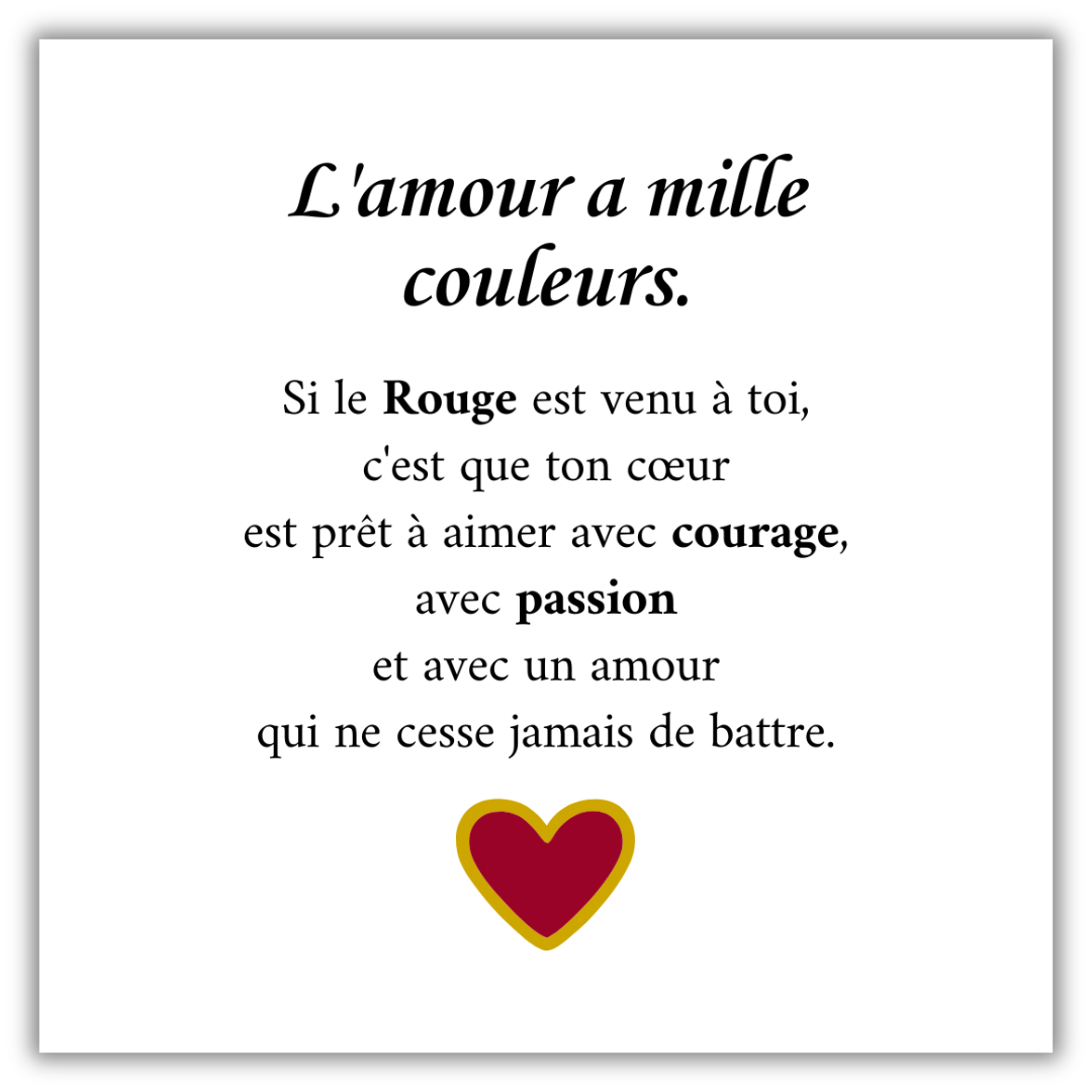 Bracelet Amour Rouge
