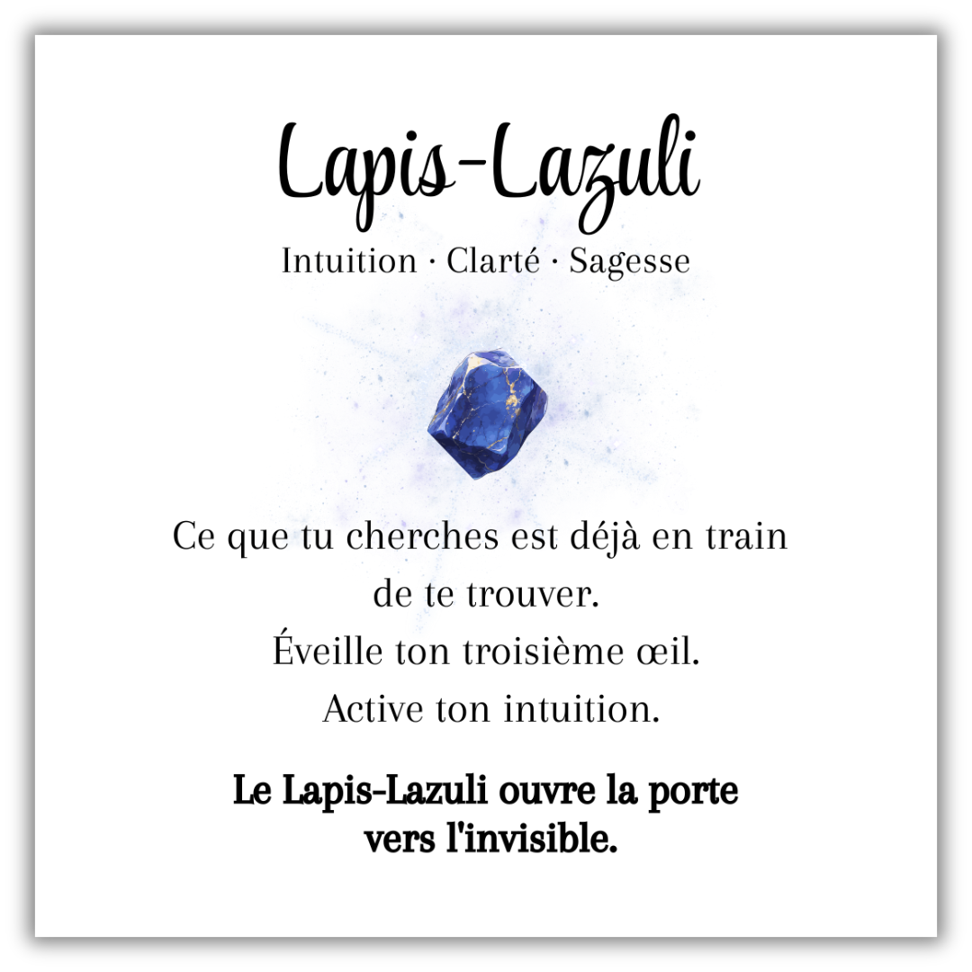 Bague Amulette – Lapis-Lazuli