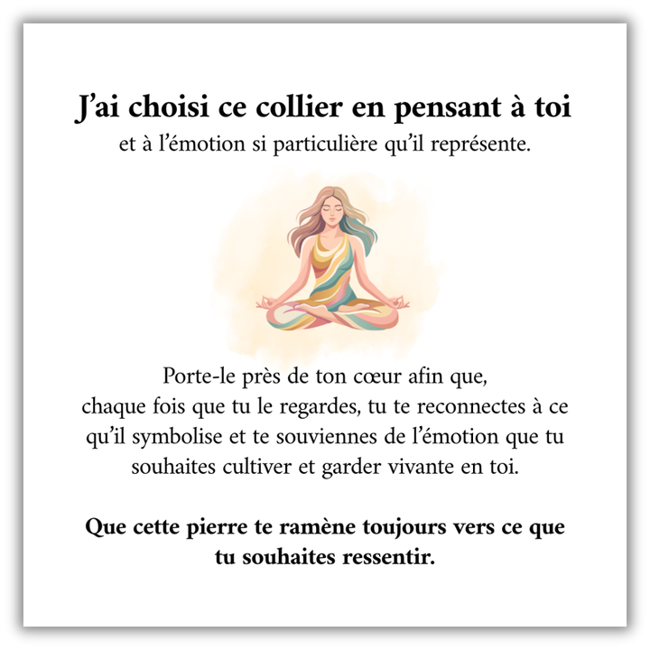 Collier Une émotion pour toi