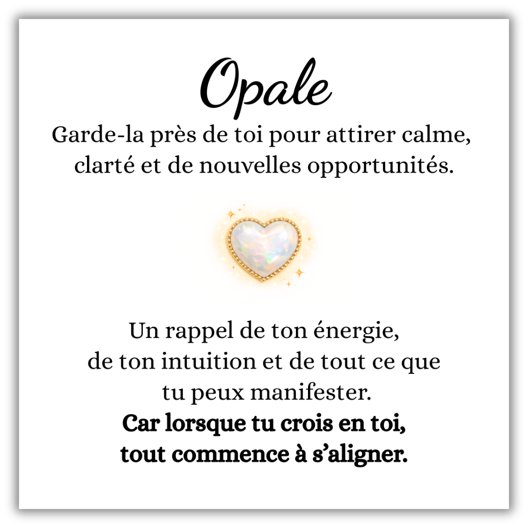 Bague Talisman Opale