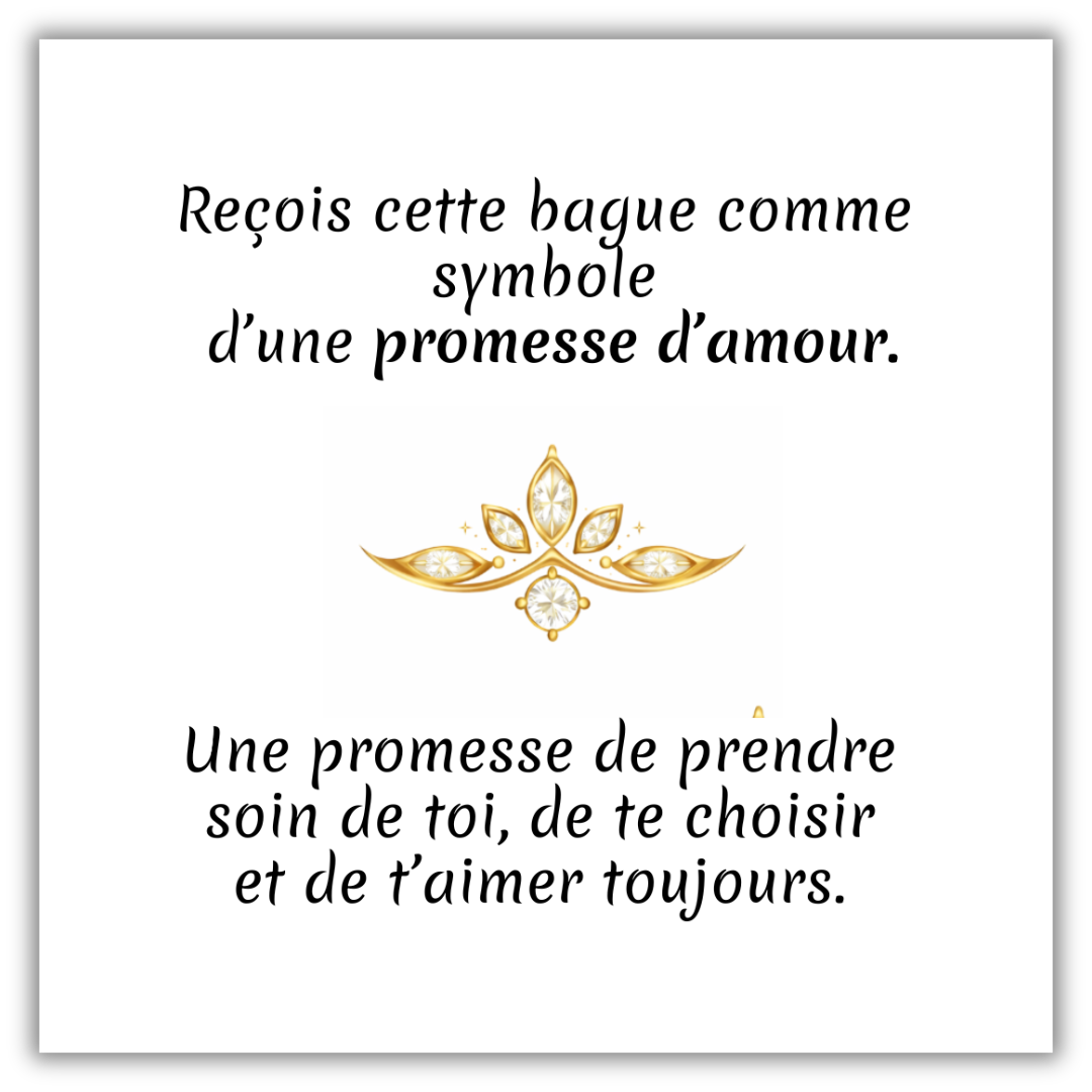 Bague Promesse Infinie