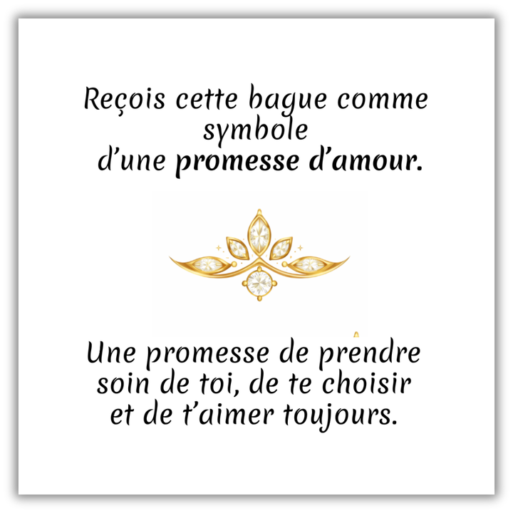 Bague Promesse Infinie