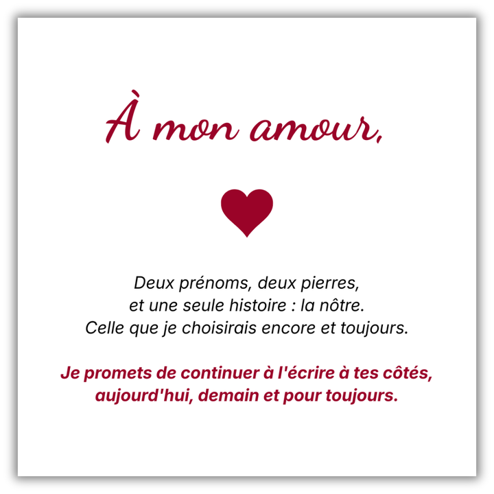 Bague Le Jour de Ton Arrivée – Personnalisée
