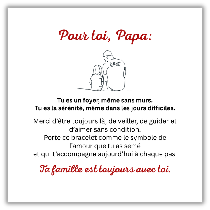 Bracelet Mes Raisons – Personnalisable avec prénoms