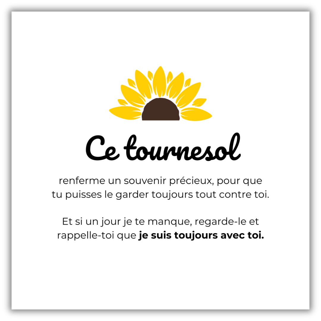 Collier Tournesol de nos souvenirs