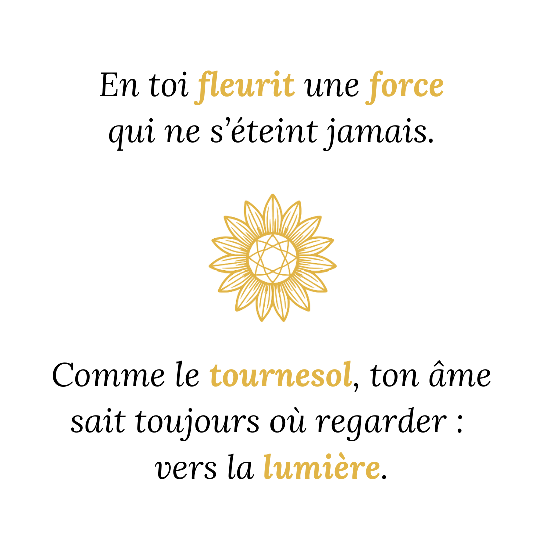 Collier Âme Tournesol