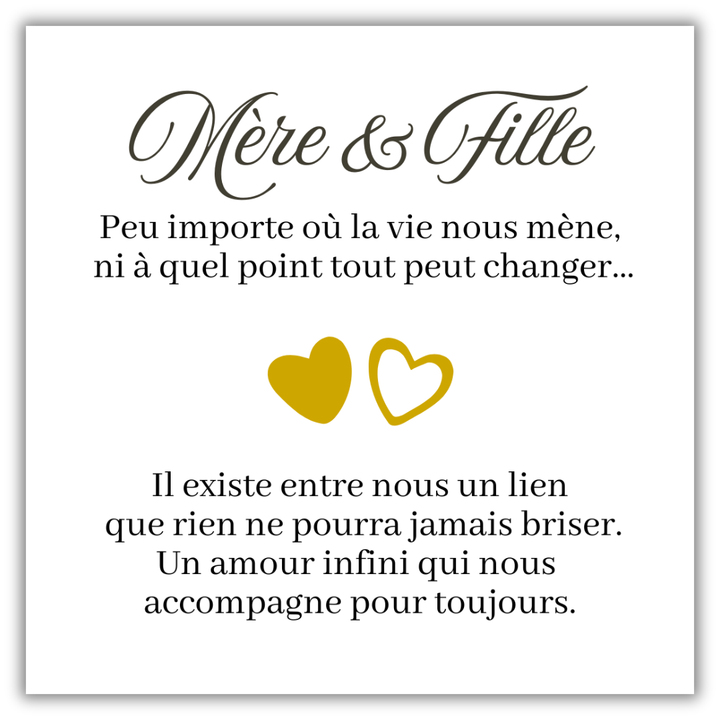 Parure Amour Infini – Mère & Fille