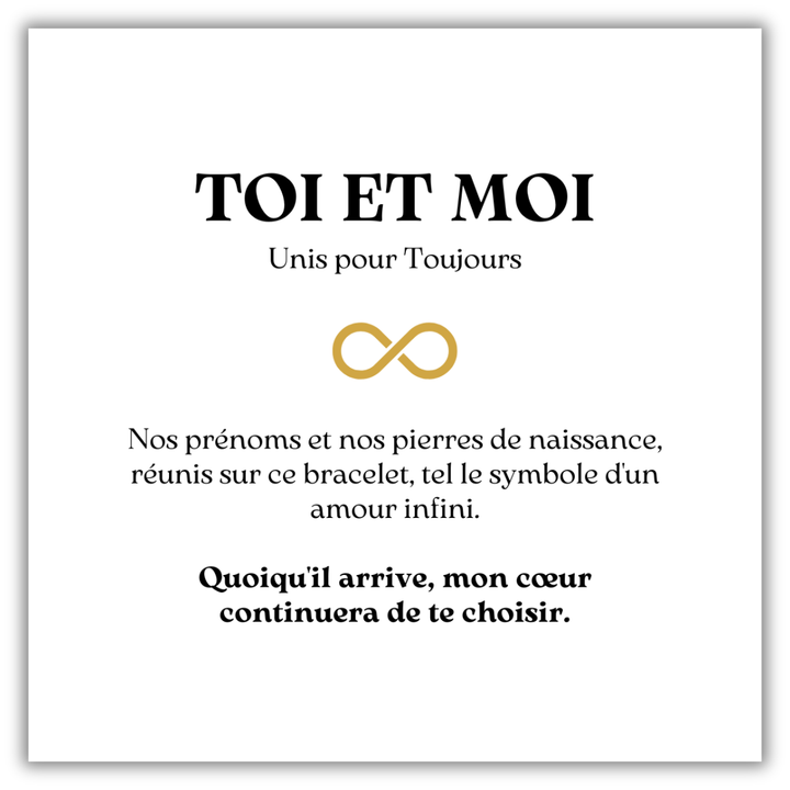 Bracelet Notre Infini
