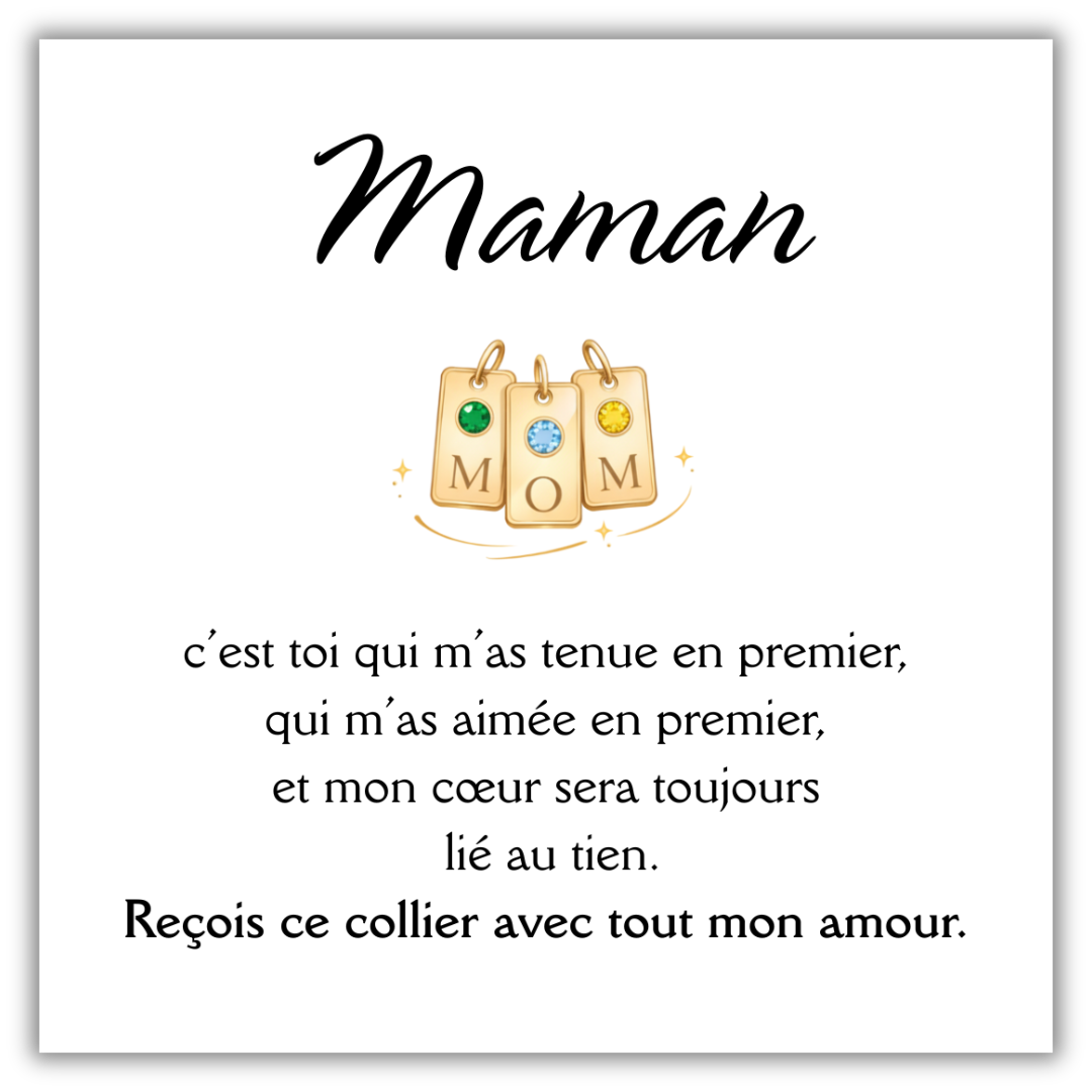 Collier Avec Toi, Maman