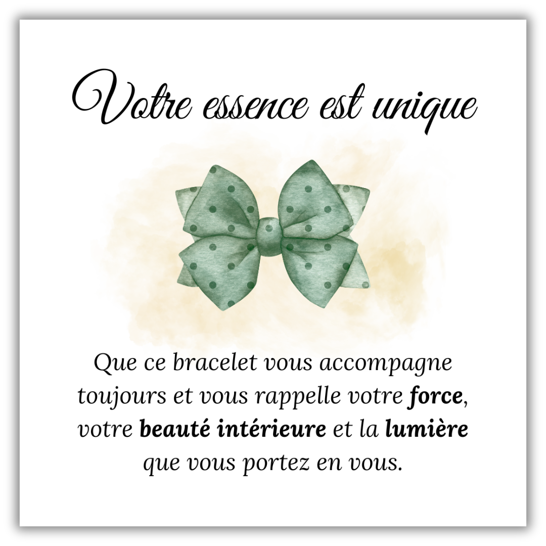 Bracelet Essence Émeraude