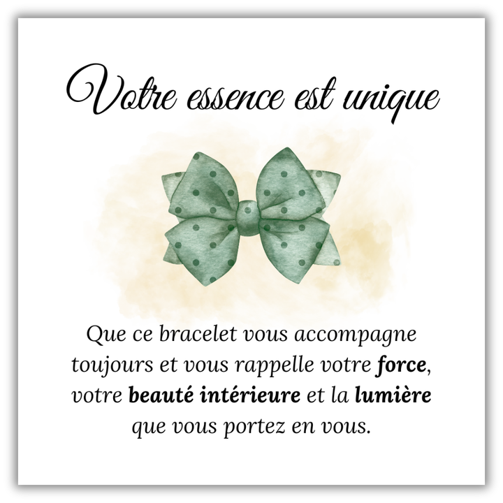 Bracelet Essence Émeraude