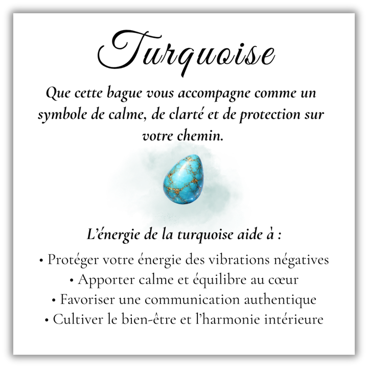 Bague Talisman Turquoise