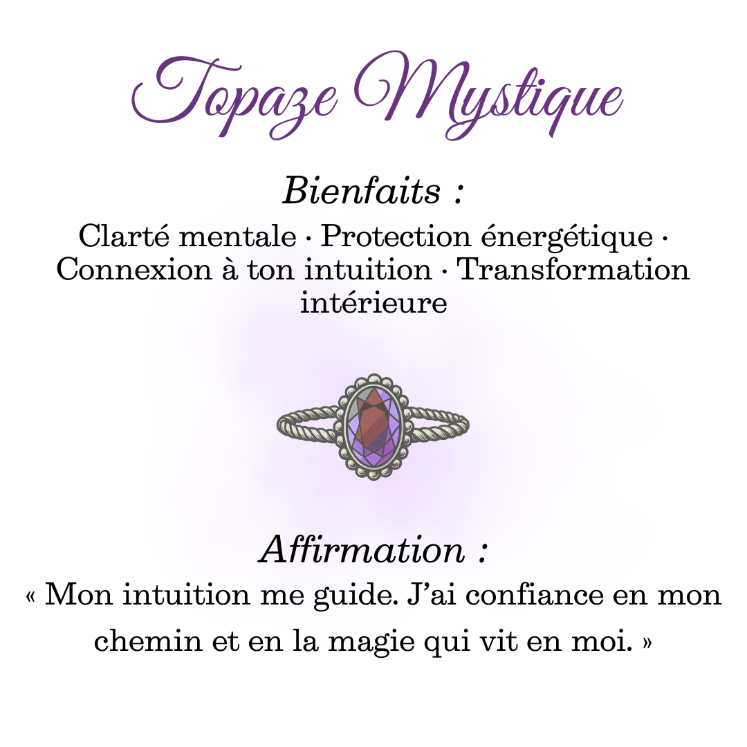 Bague Topaze Mystique