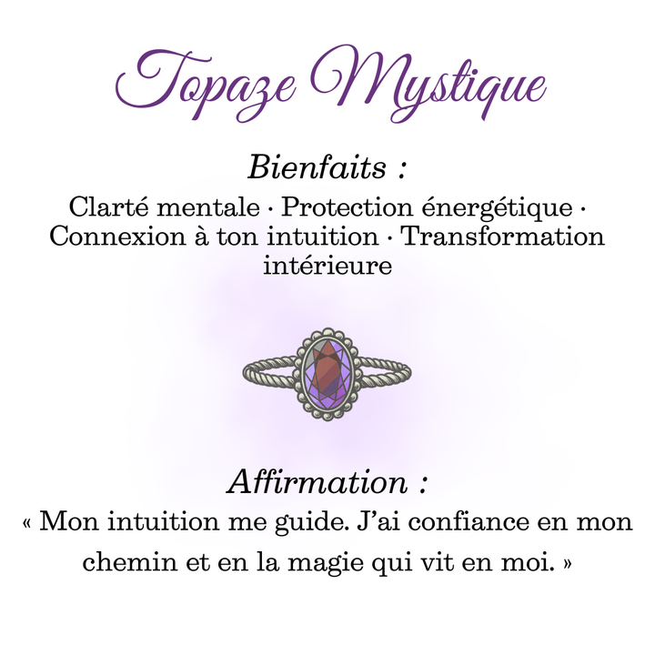 Bague Topaze Mystique