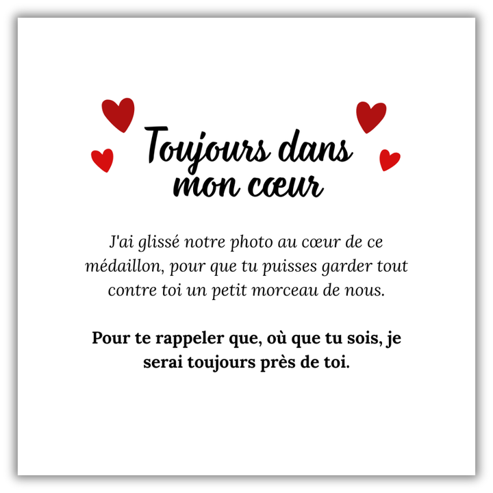 Collier Toujours dans mon cœur