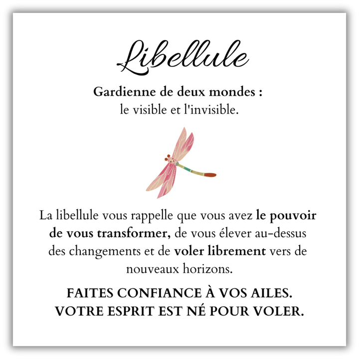 Bracelet Libellule
