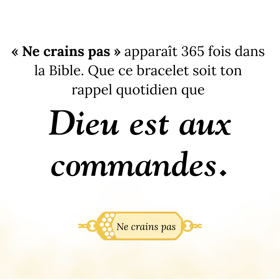 Bracelet Ne crains pas