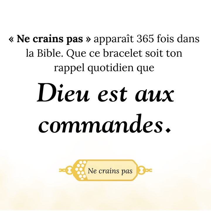 Bracelet Ne crains pas