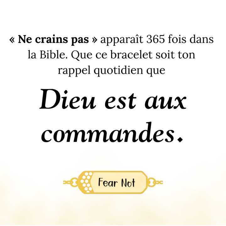 Bracelet Ne crains pas