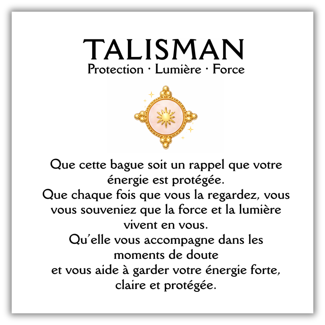 Bague Talisman de Protection