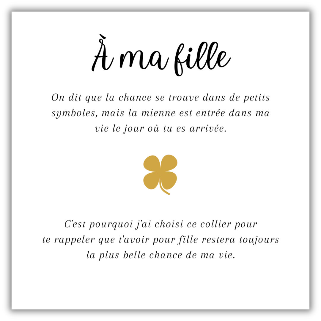 Collier Ma plus Grande Chance