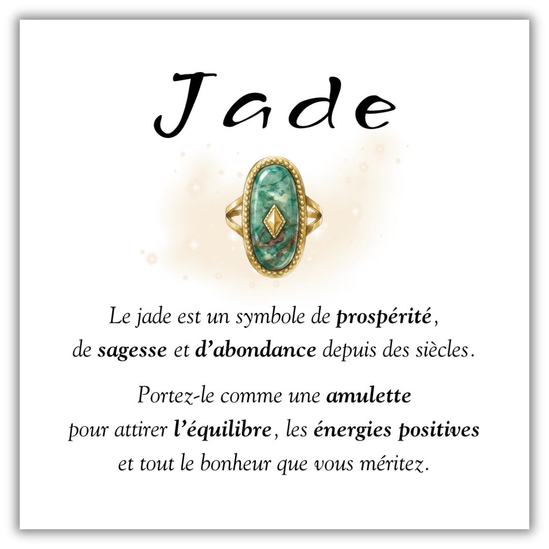 Bague Amulette Jade