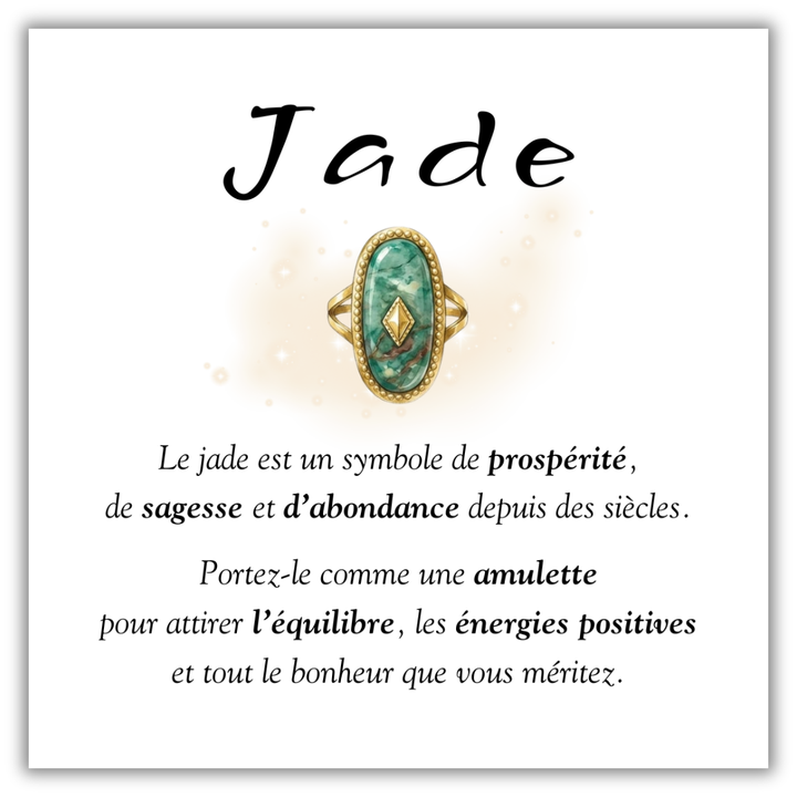 Bague Amulette Jade
