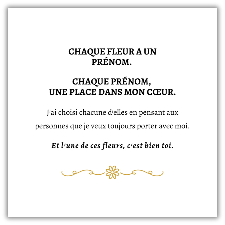 Collier « Une Fleur Comme Toi »