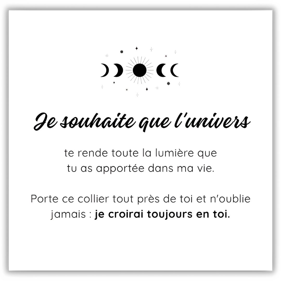 Collier L'Univers en Ta Faveur