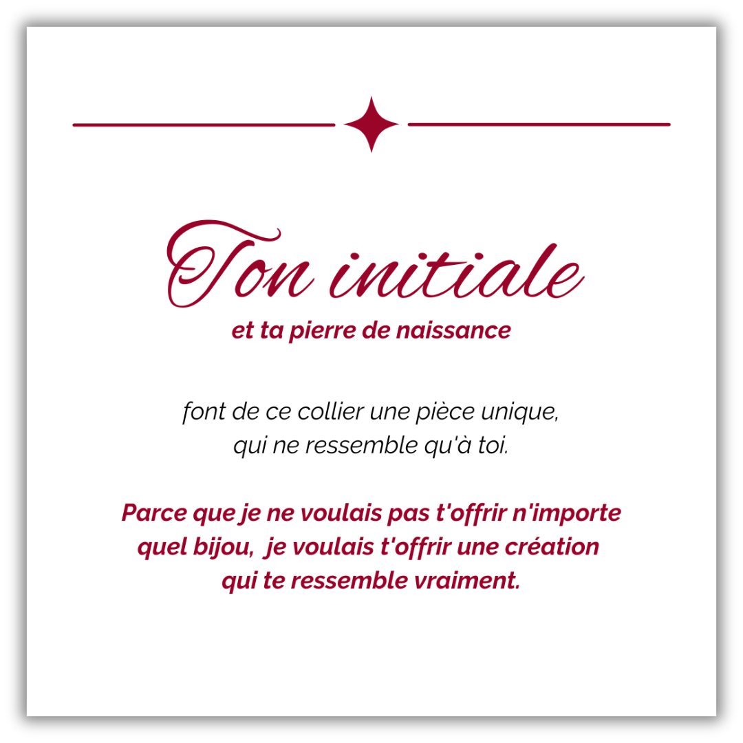 Collier Une part de toi