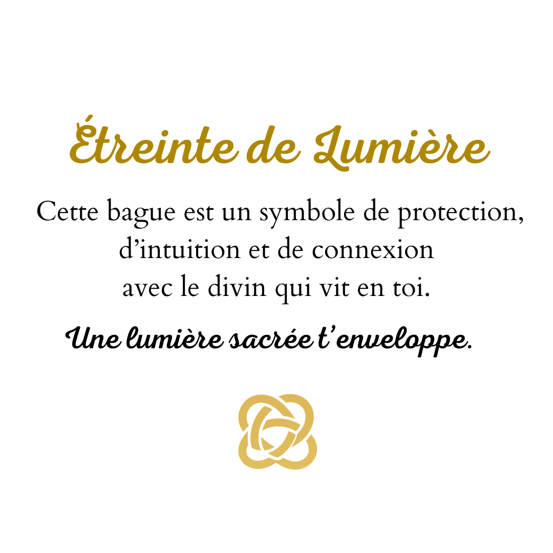 Bague Étreinte de Lumière