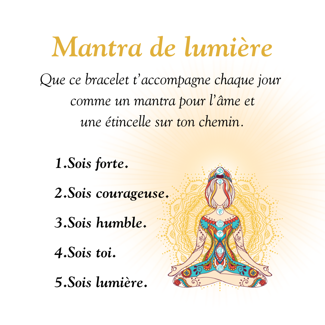 Bracelet Mantra de Lumière