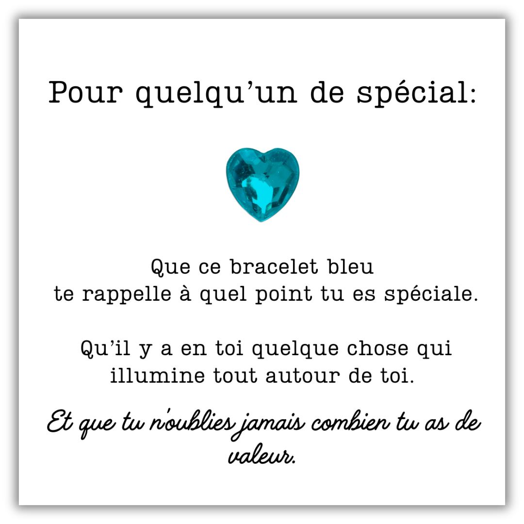 Bracelet Saphir Bleu