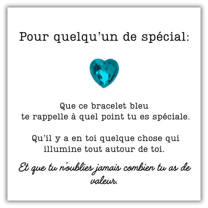 Bracelet Saphir Bleu